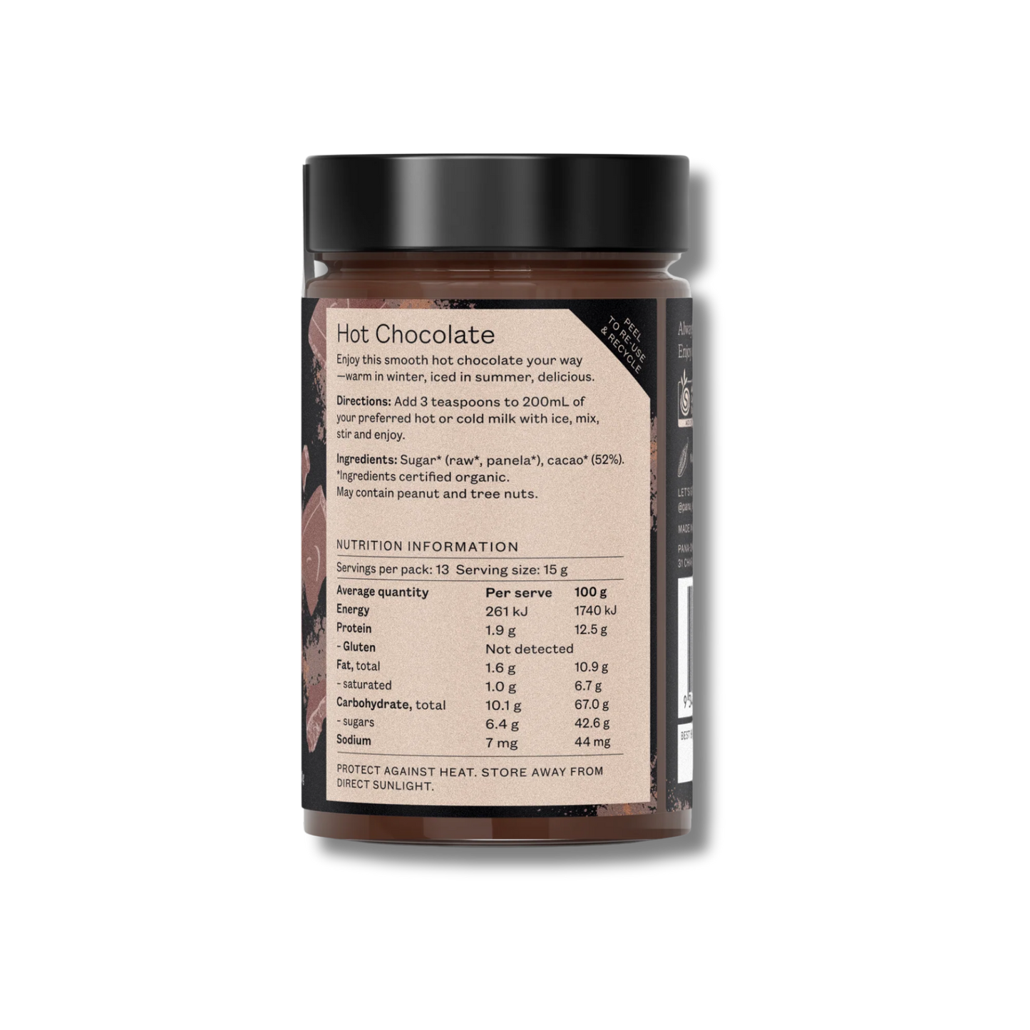 Pana Organic Dark 60% Hot Chocolate 200g