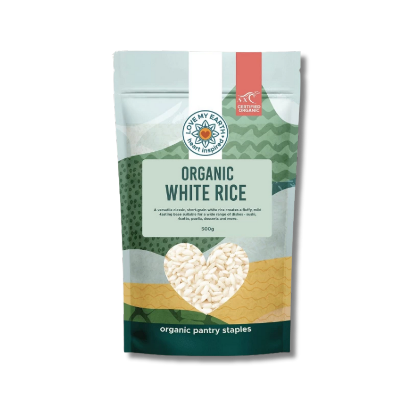 Love My Earth Rice Organic White Rice 500g