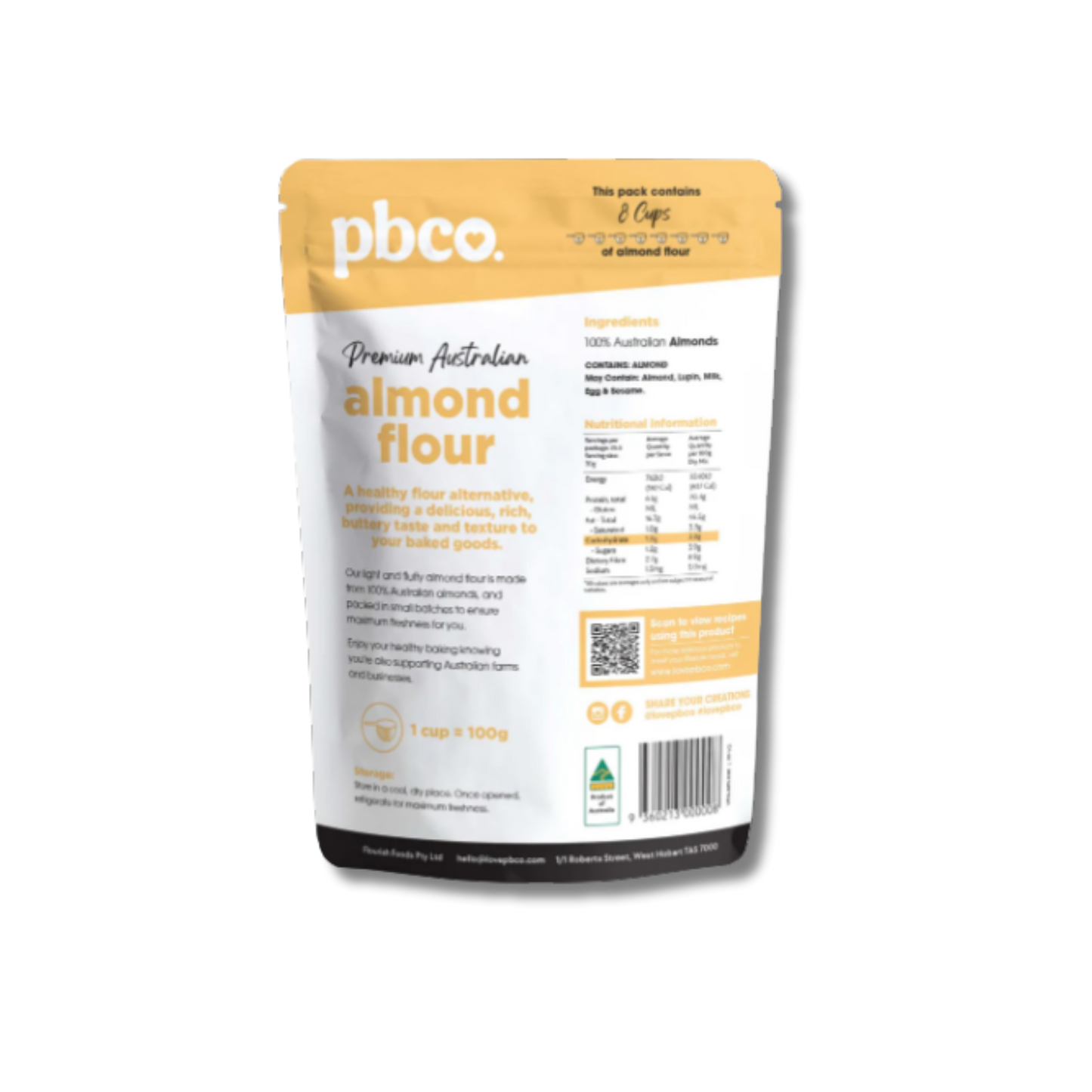 PBCo. Premium Australian Almond Flour 800g