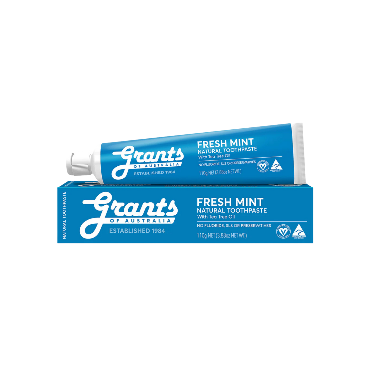 Grants Toothpaste Fresh Mint 110g