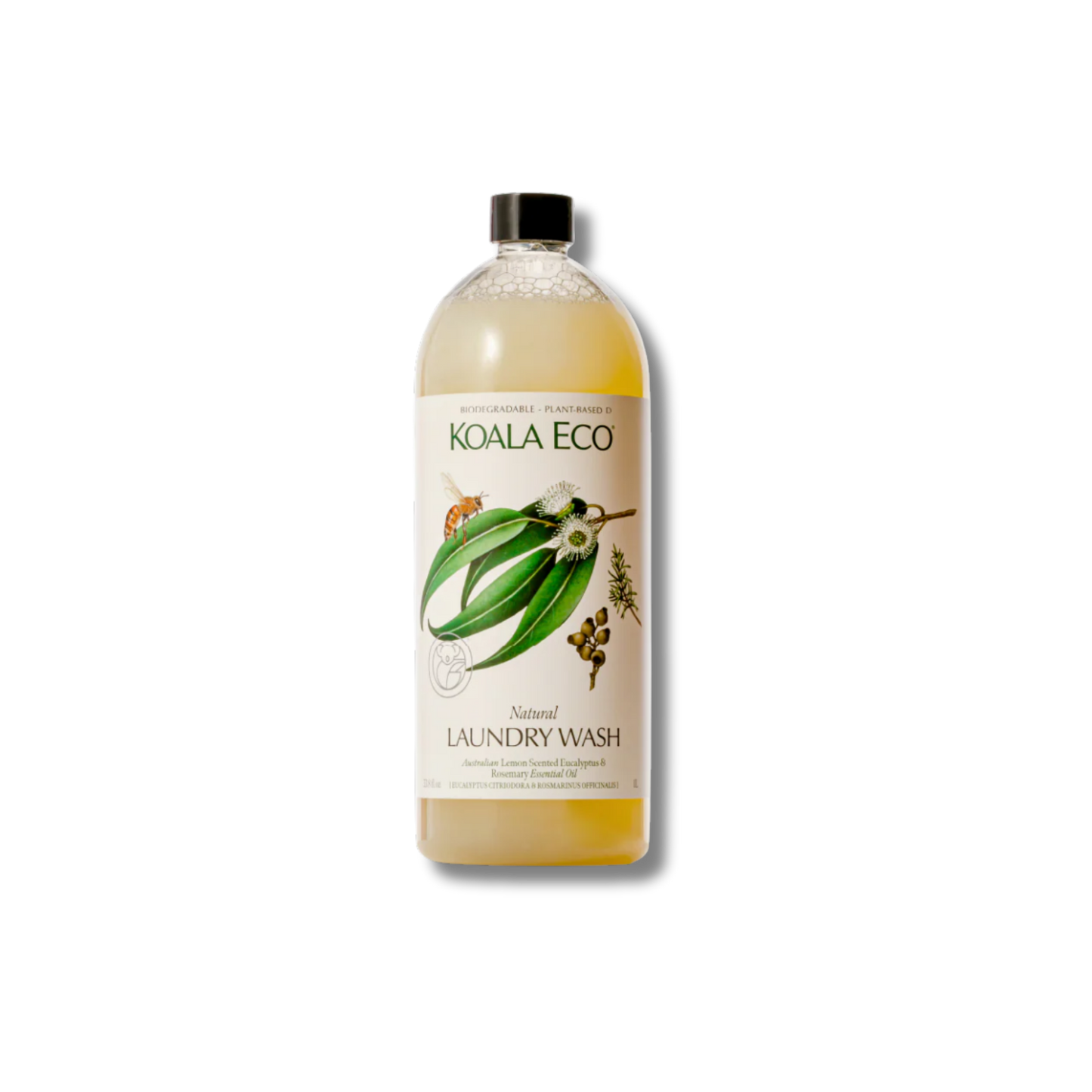 Koala Eco Laundry Wash Lemon Scented Eucalyptus, Rosemary Essential Oil 1L