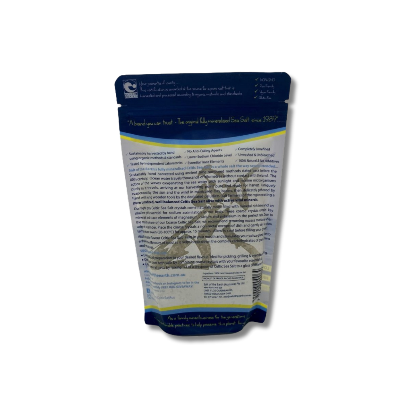 Salt of the Earth Coarse Celtic Salt 250g