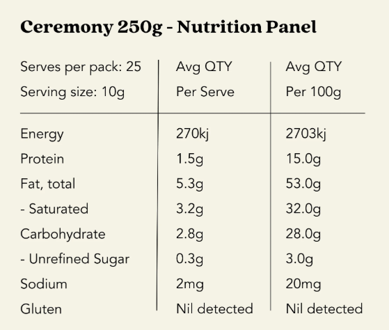 Sacred Taste Ceremonial Cacao 250g