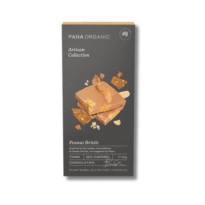 Pana Organic Thins Peanut Brittle 100g