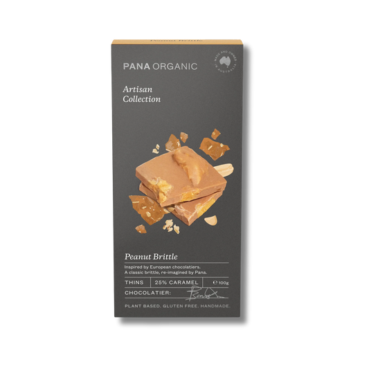 Pana Organic Thins Peanut Brittle 100g