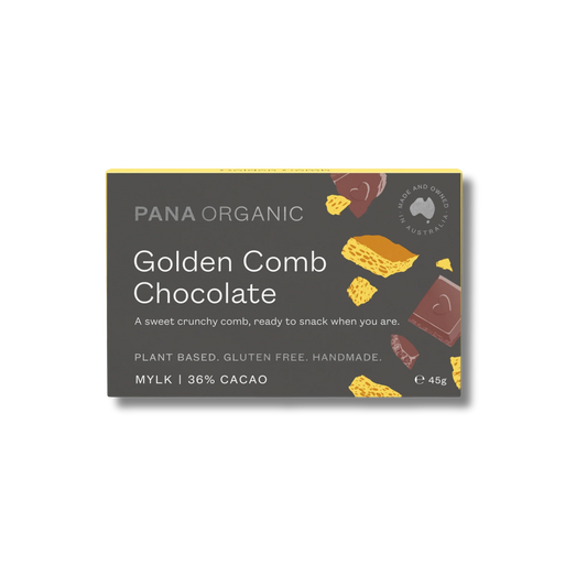 Pana Organic Chocolate Golden Comb Mylk 45g