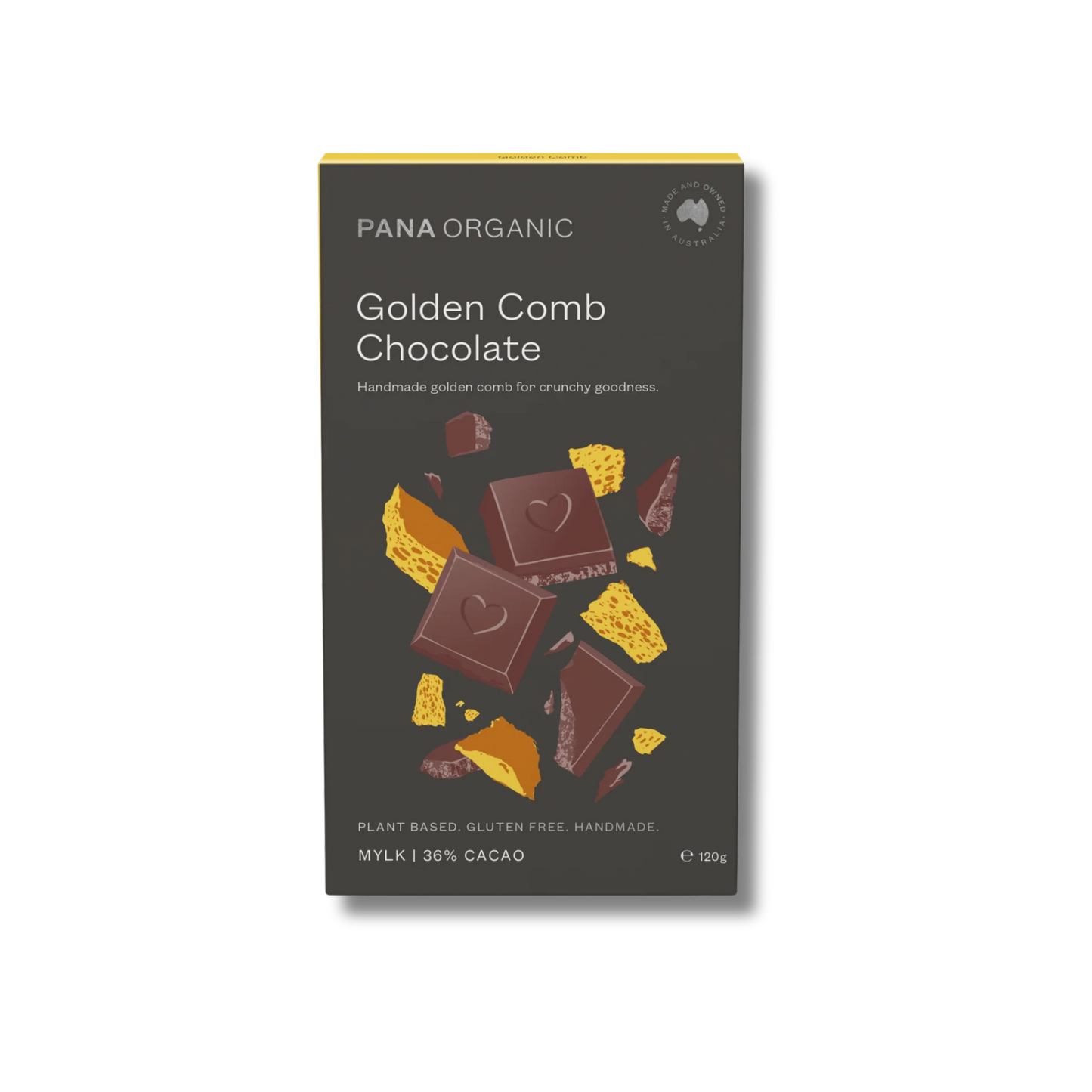 Pana Organic Chocolate Golden Comb Mylk Chocolate 120g