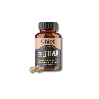 Chief Organic Beef Liver (Energy) 120 Capsules