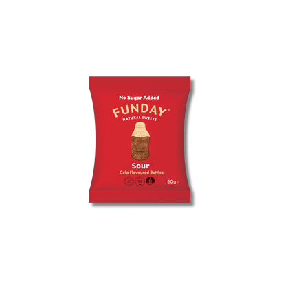 FUNDAY Sour Cola Flavoured Gummy Bottles 50g
