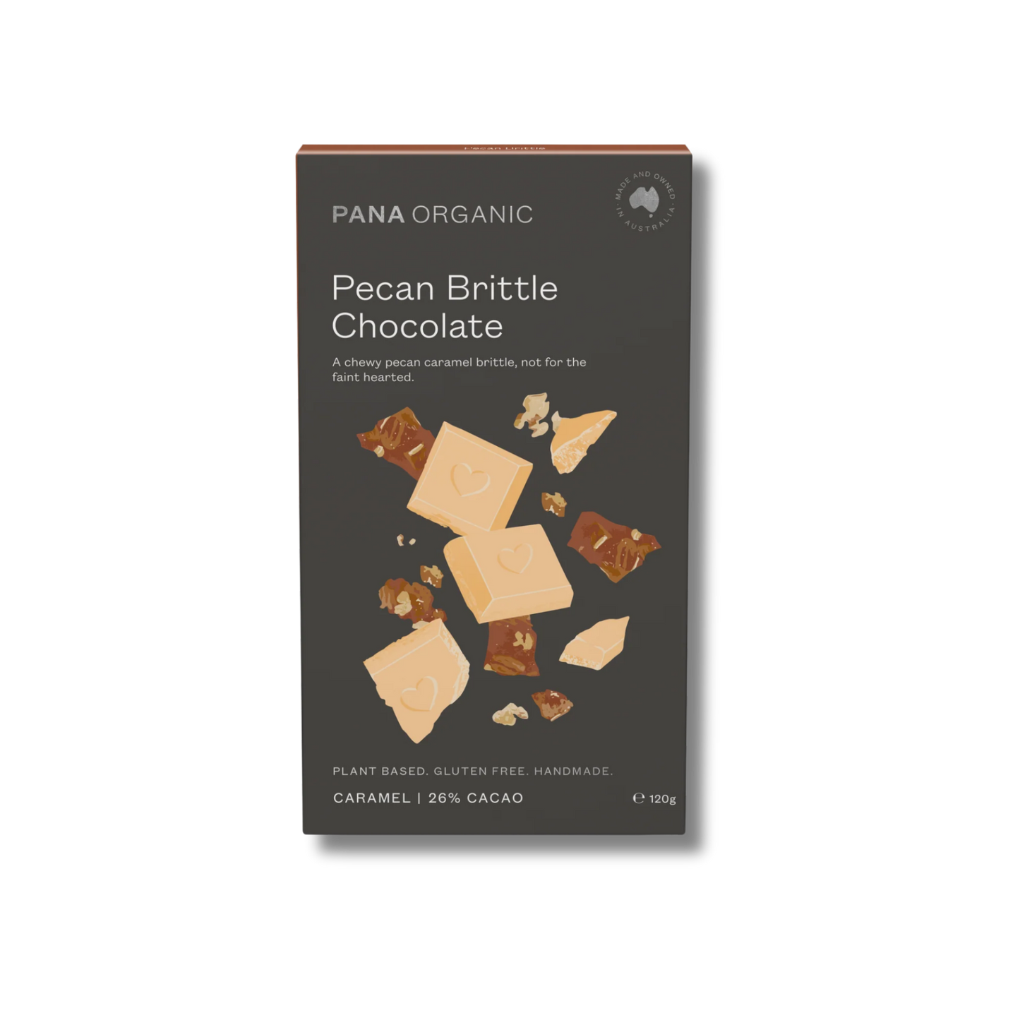 Pana Organic Chocolate Pecan Brittle 120g