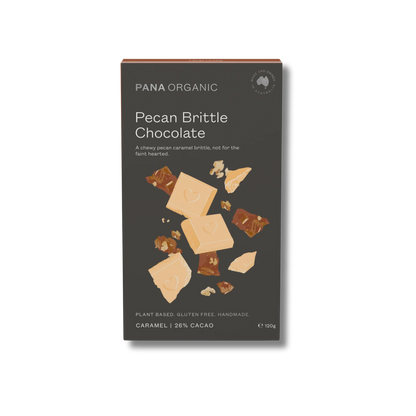 Pana Organic Chocolate Pecan Brittle 120g