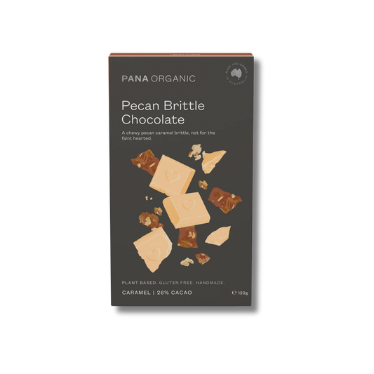 Pana Organic Chocolate Pecan Brittle 120g