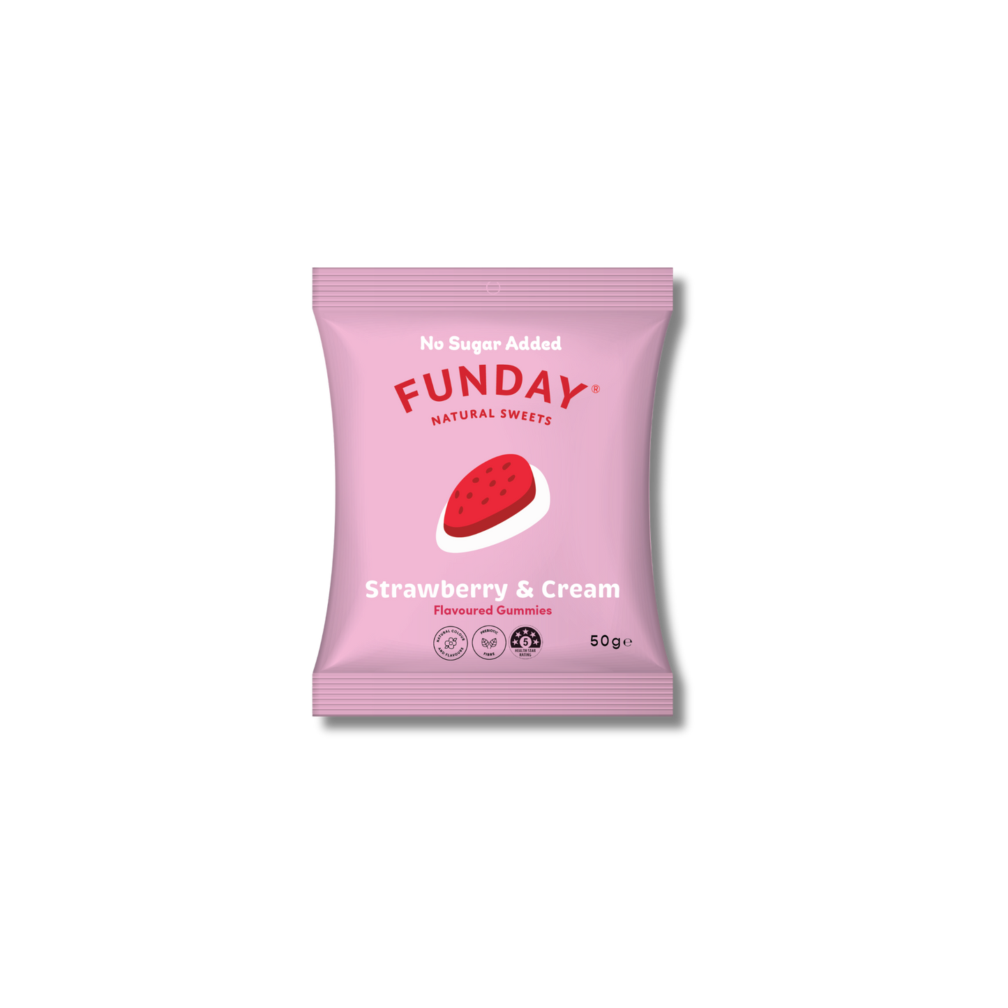 FUNDAY Strawberry & Cream Gummy 50g