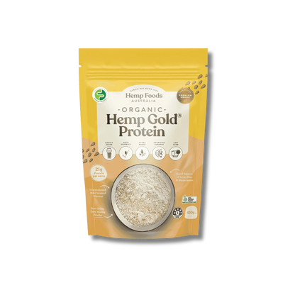 Hemp Foods Australia Organic Hemp Gold Protein Powder - 450g
