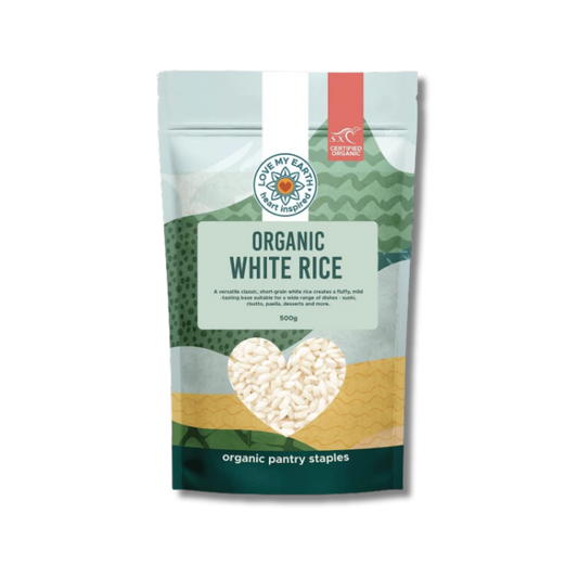 Love My Earth Rice Organic White Rice 500g