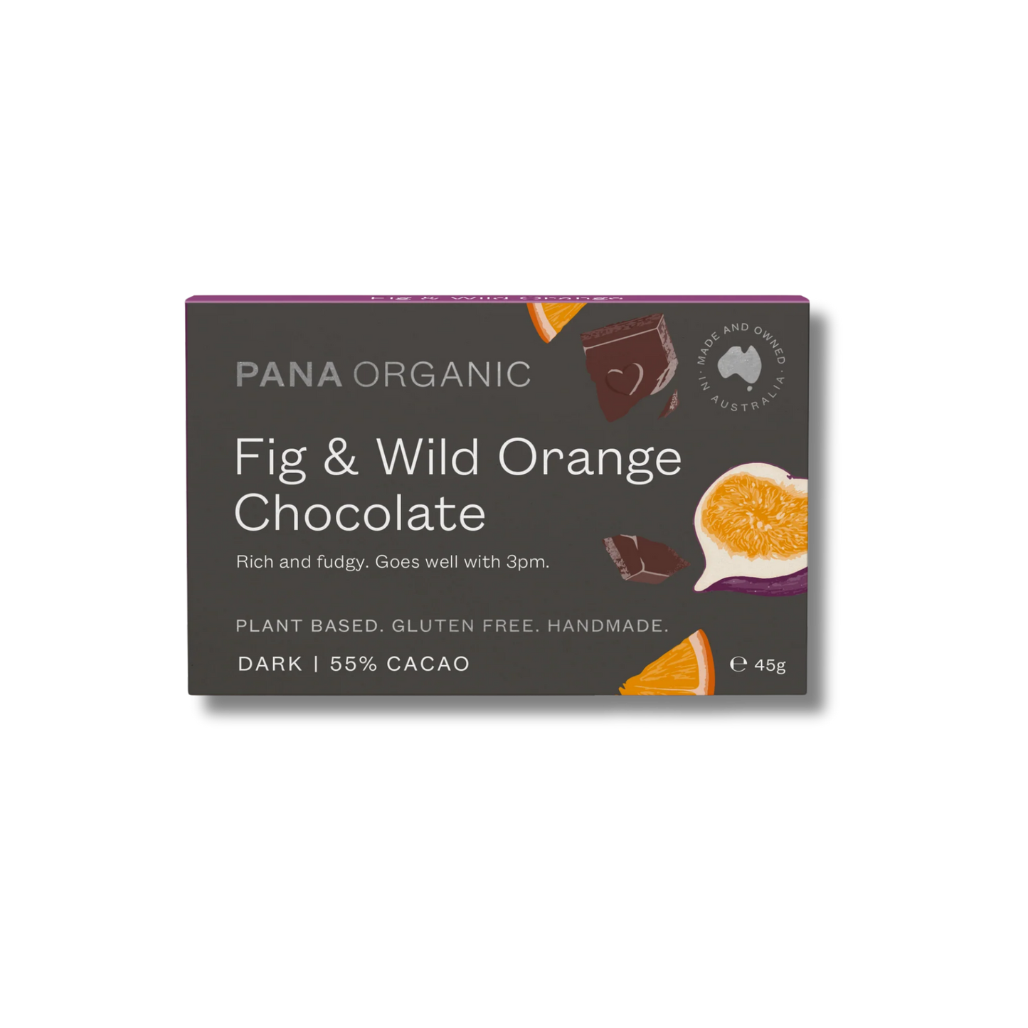 Pana Organic Chocolate Fig and Wild Orange 45g