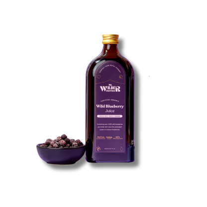 Mt Wilder Organic Wild Blueberry Juice 500mL