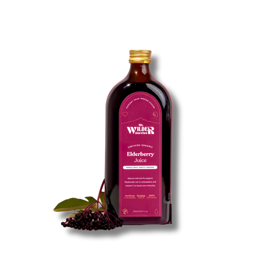 Mt Wilder Organic Elderberry Juice 500mL