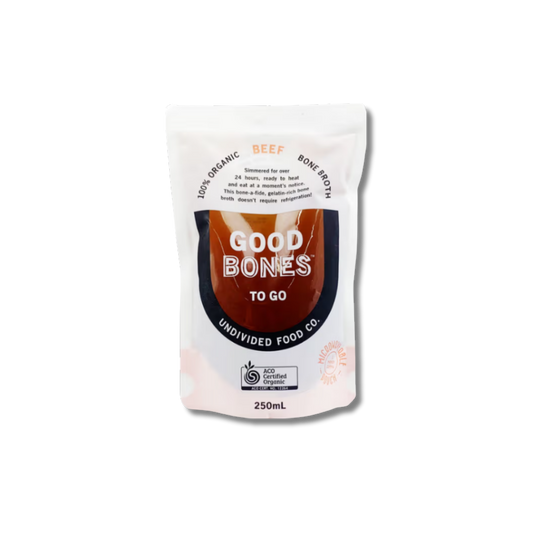 Undivided Food Co 100% Organic Beef Bone Broth 250mL