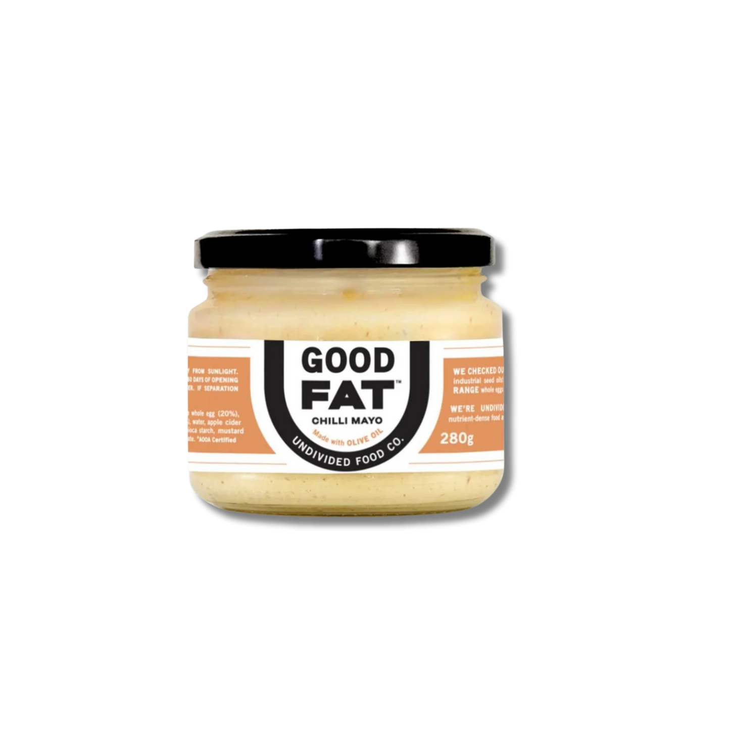 Undivided Food Co Good Fat Chilli Mayo 280g