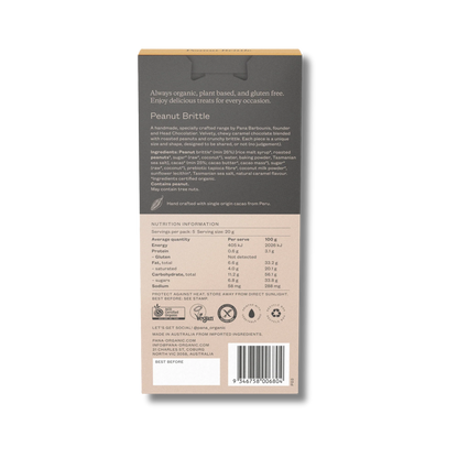 Pana Organic Thins Peanut Brittle 100g