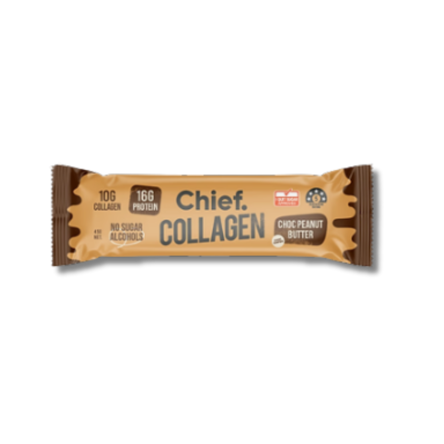 Chief Collagen Protein Choc Peanut Bar 45g
