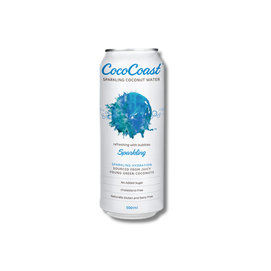 Coco Coast Sparkling Coconut Water Natural 500ml