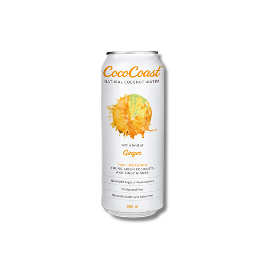 Coco Coast Coconut Water Ginger 500ml