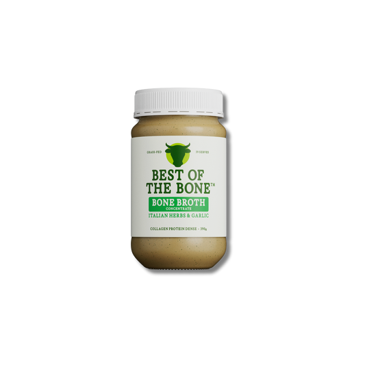 Best of the Bone Beef Broth Italian Herbs and Garlic 390g