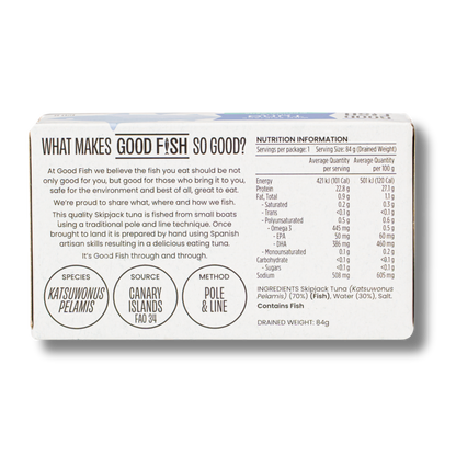 Good Fish Skipjack Tuna in Brine 120g