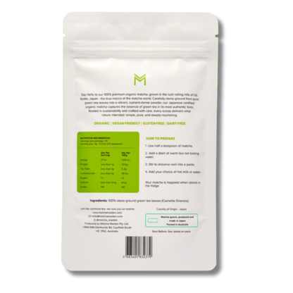 Matcha Maiden Organic Matcha Powder 70g