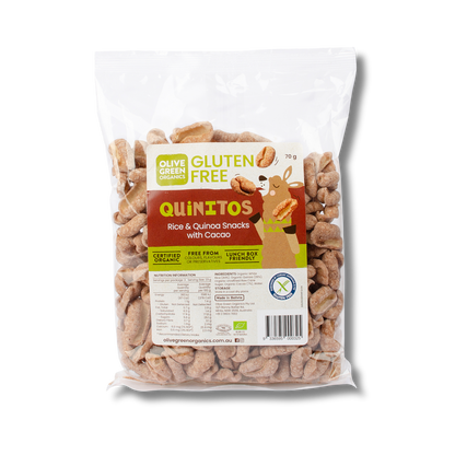 Olive Green Organics Quinitos Chocolate 70g
