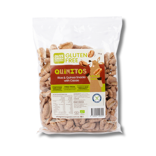 Olive Green Organics Quinitos Chocolate 70g