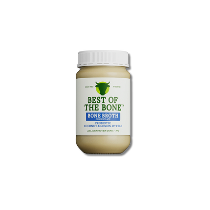 Best of the Bone Beef Broth Probiotic Coconut and Lemon Myrtle 390g