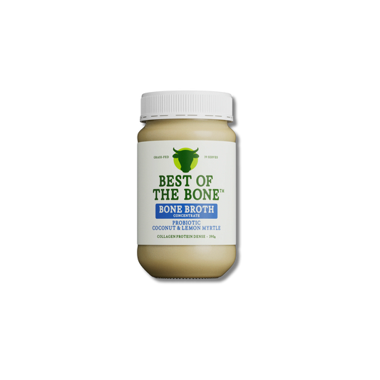 Best of the Bone Beef Broth Probiotic Coconut and Lemon Myrtle 390g
