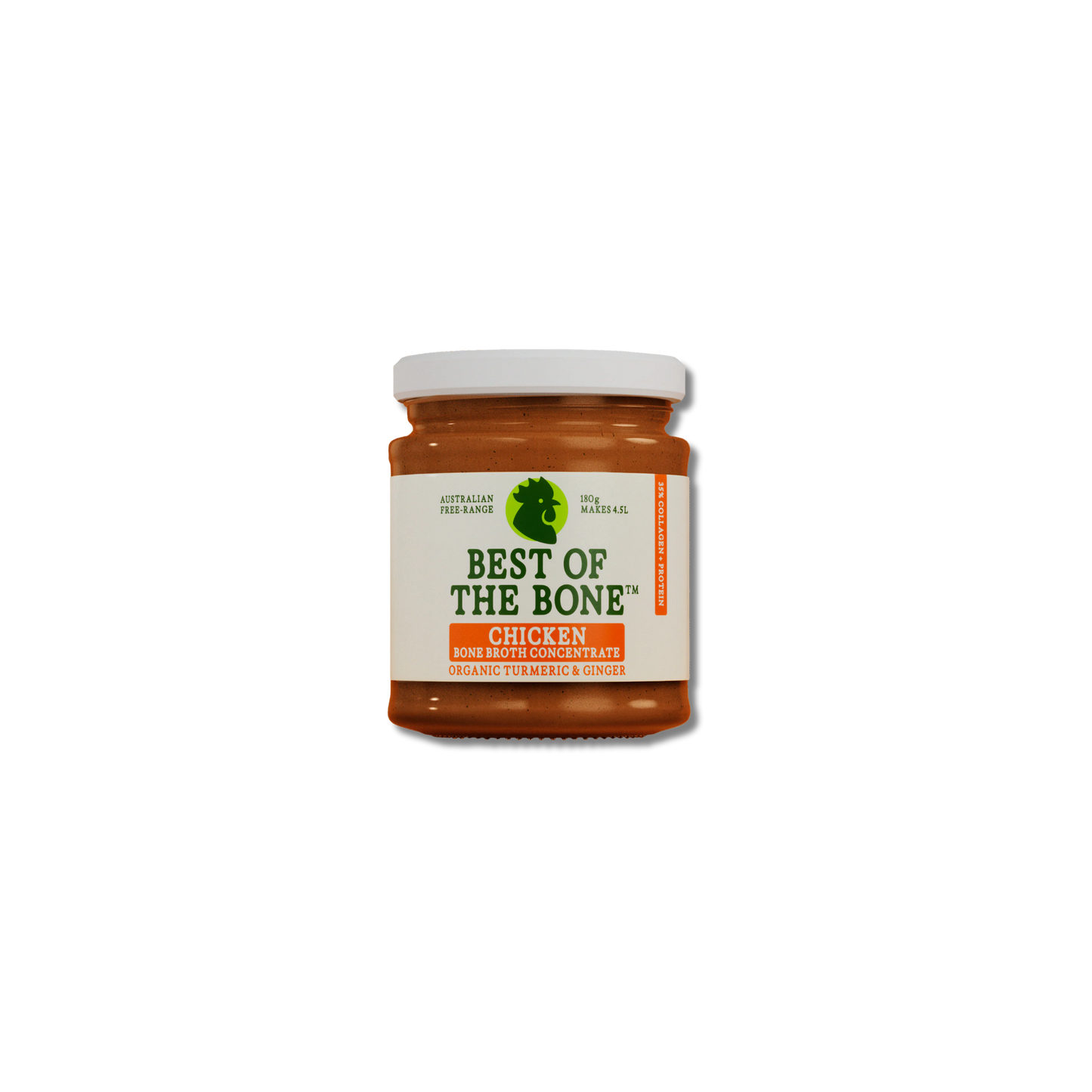 Best of the Bone Chicken Broth Organic Turmeric and Ginger 180g