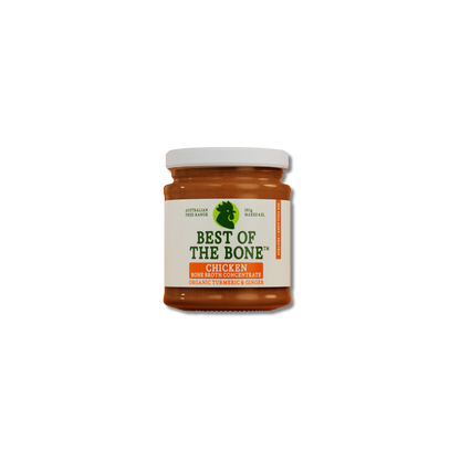 Best of the Bone Chicken Broth Organic Turmeric and Ginger 180g