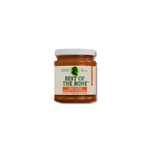 Best of the Bone Chicken Broth Organic Turmeric and Ginger 180g
