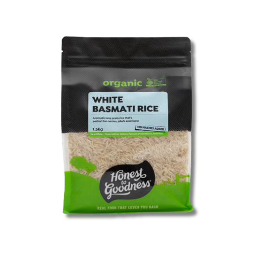 Honest to Goodness Organic White Basmati Rice 1.5kg