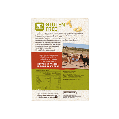 Olive Green Organics Fusilli 250g