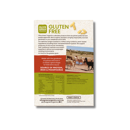 Olive Green Organics Fusilli 250g