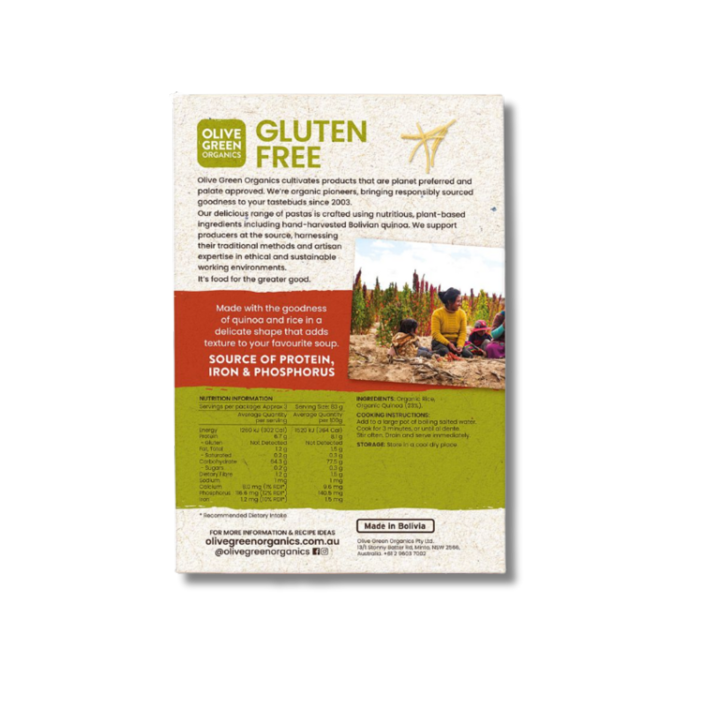 Olive Green Organics Angel Hair for Soup 250g