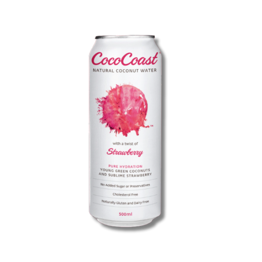 Coco Coast Coconut Water Strawberry 500ml