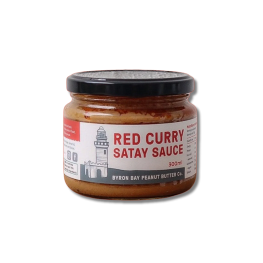 Byron Bay Peanut Butter Co. Red Curry Satay Sauce 300mL