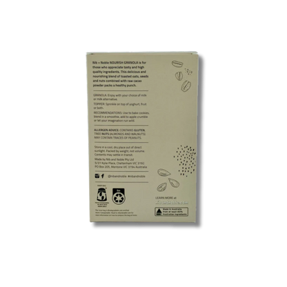 Nib + Noble Organic Nourish Granola with Raw Cacao 430g