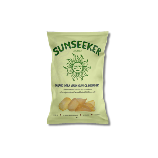 Sunseekers Organic Extra Virgin Olive Oil Potato Chips 140g