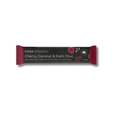 Pana Organic Cherry, Coconut & Dark Chocolate Bar 40g