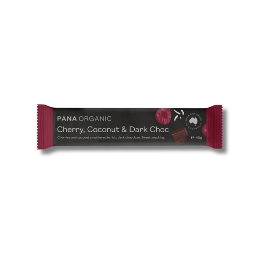 Pana Organic Cherry, Coconut & Dark Chocolate Bar 40g