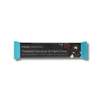Pana Organic Toasted Coconut & Dark Chocolate Bar 40g