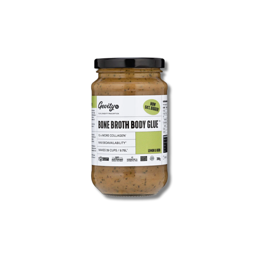 GEVITY RX Bone Broth Body Glue Lemon & Herb 390g